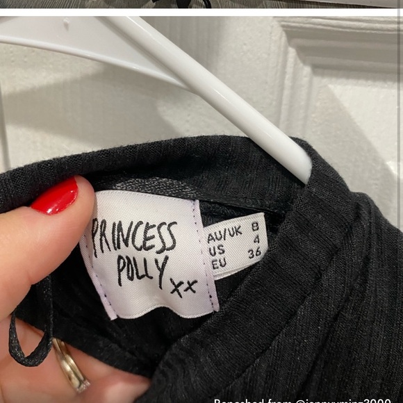 Black Princess polly romper - Picture 4 of 5